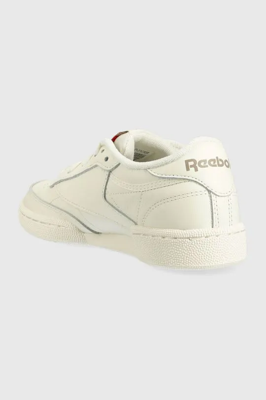 Reebok Classic leather sneakers Club C 85 beige color