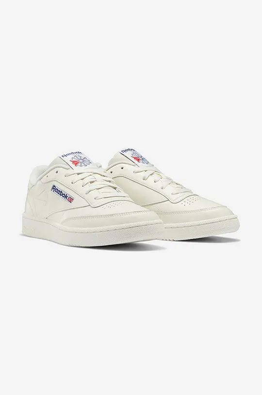 Reebok Classic leather sneakers Club C 85 white color