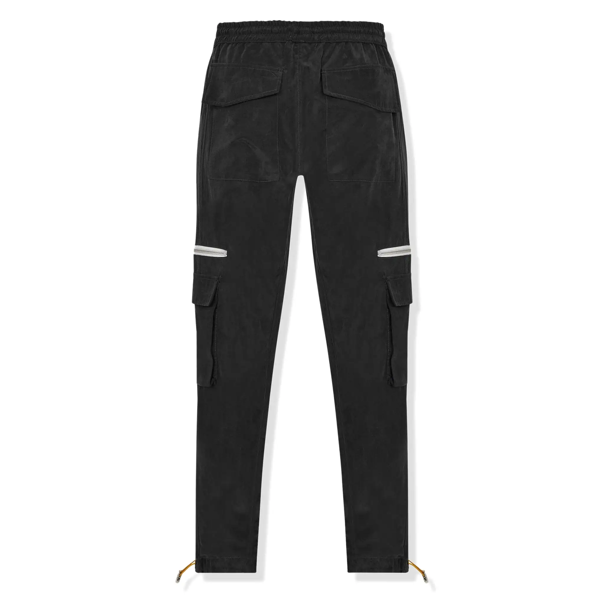 Rhude Cupro Black Cargo Pants