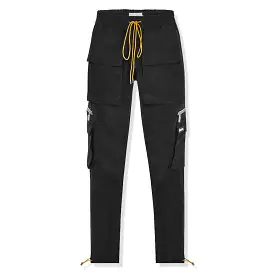 Rhude Cupro Black Cargo Pants