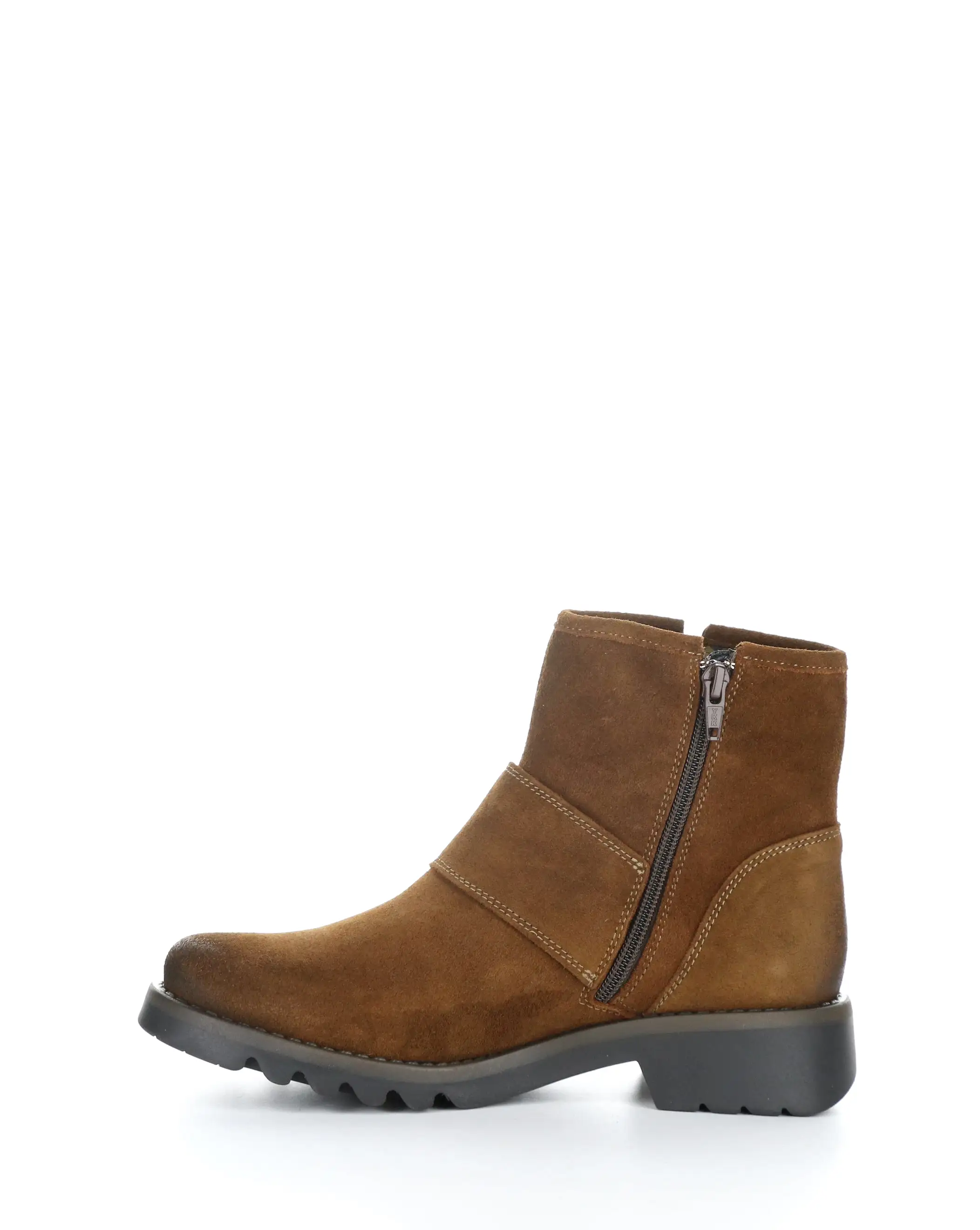 RILY991FLY 009 CAMEL Round Toe Boots