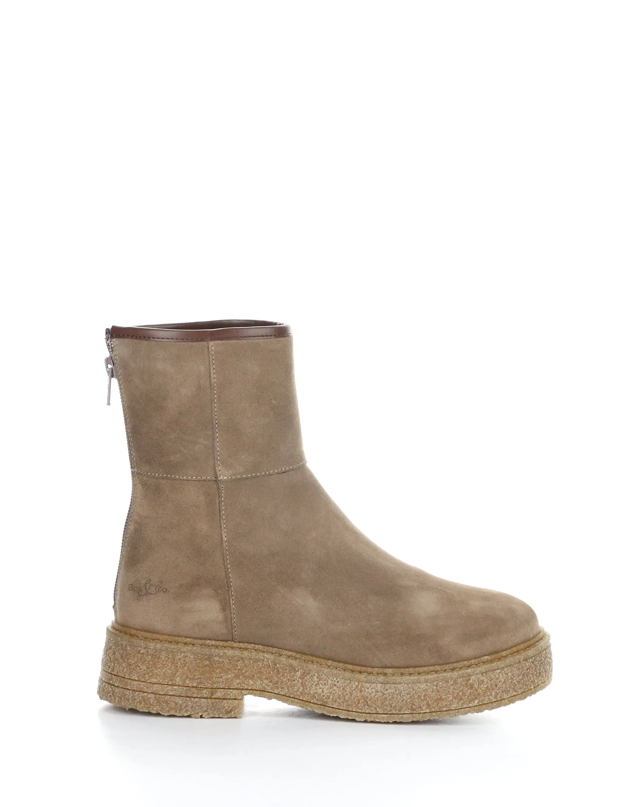 SAMMY TAUPE Round Toe Boots