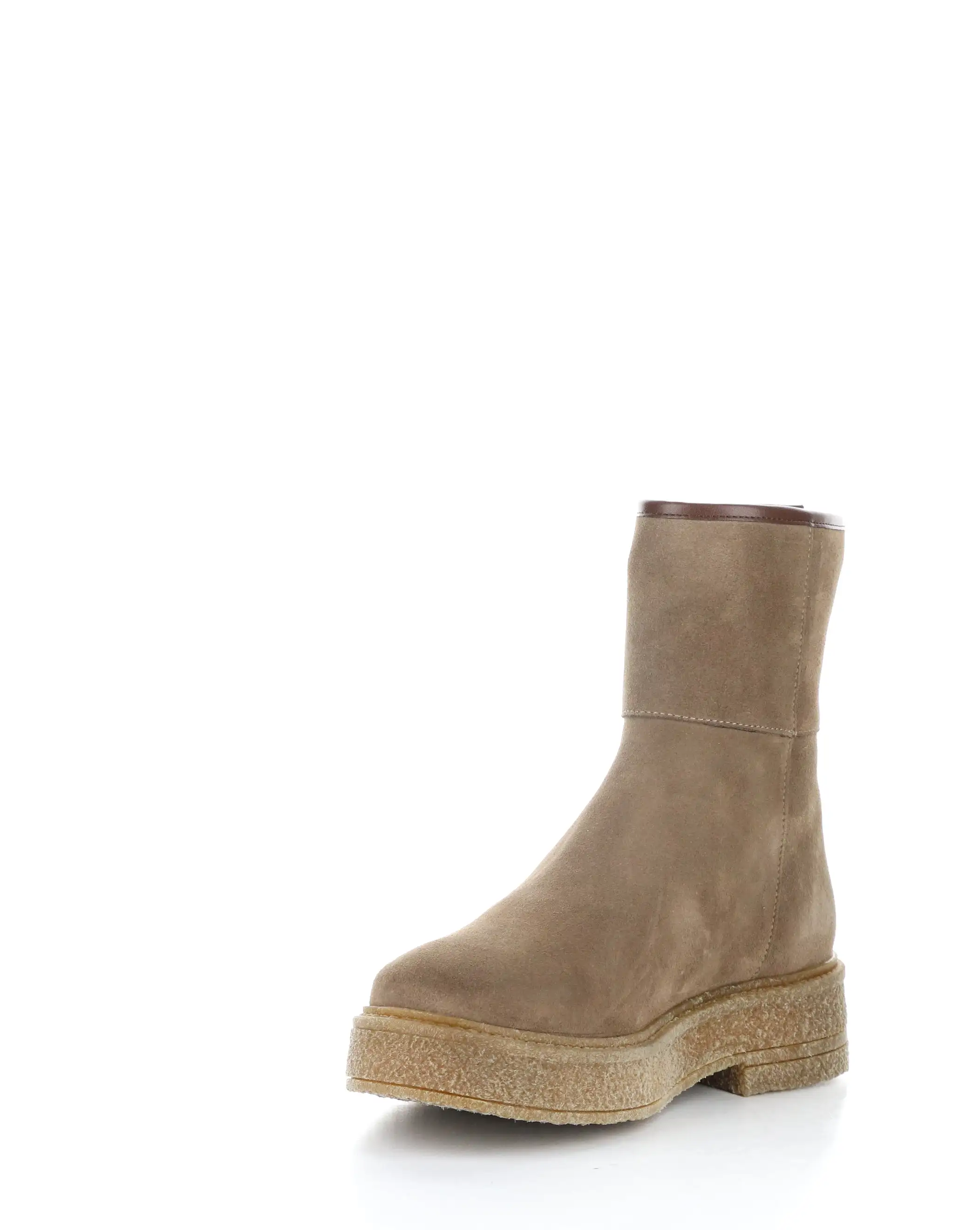 SAMMY TAUPE Round Toe Boots