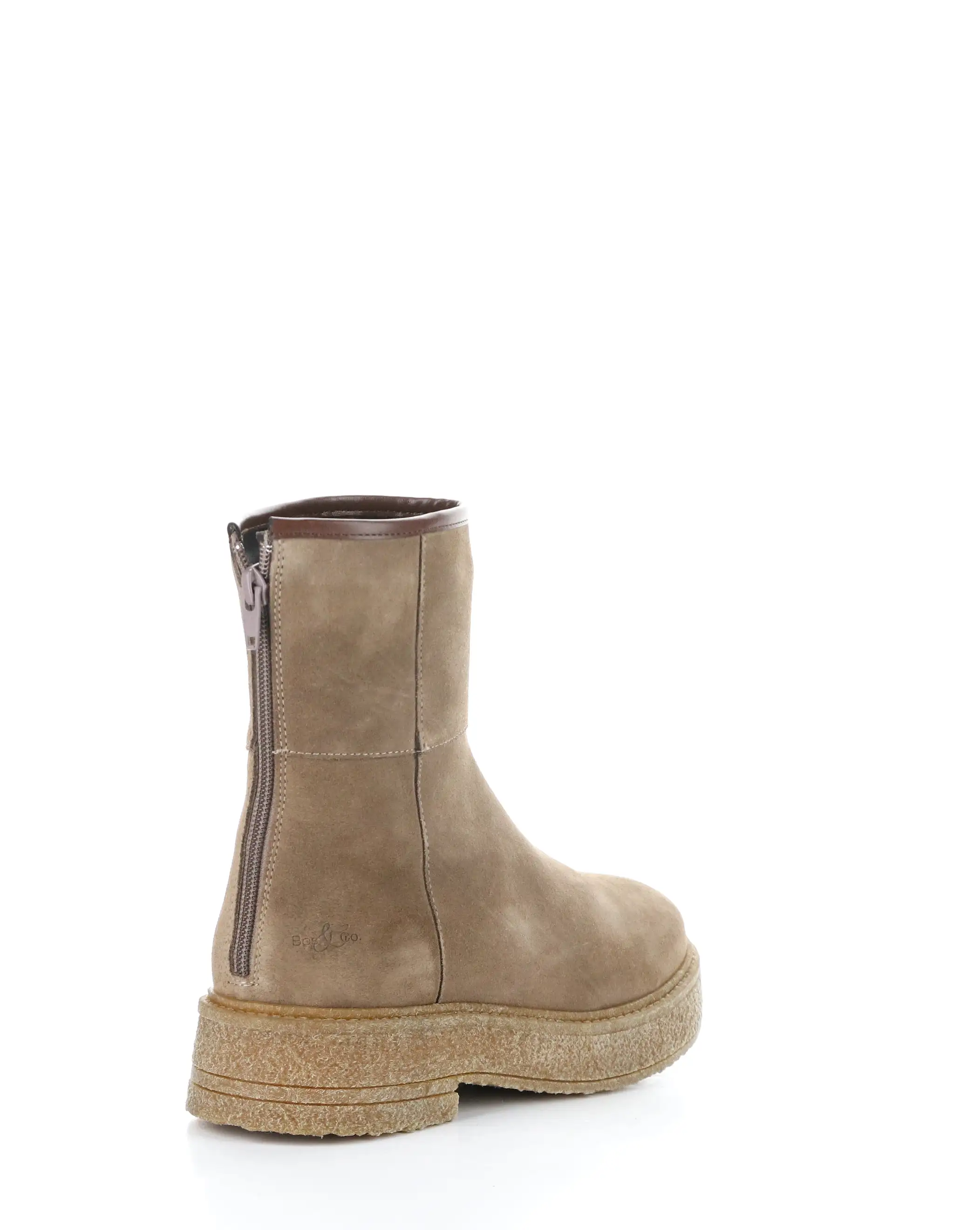 SAMMY TAUPE Round Toe Boots