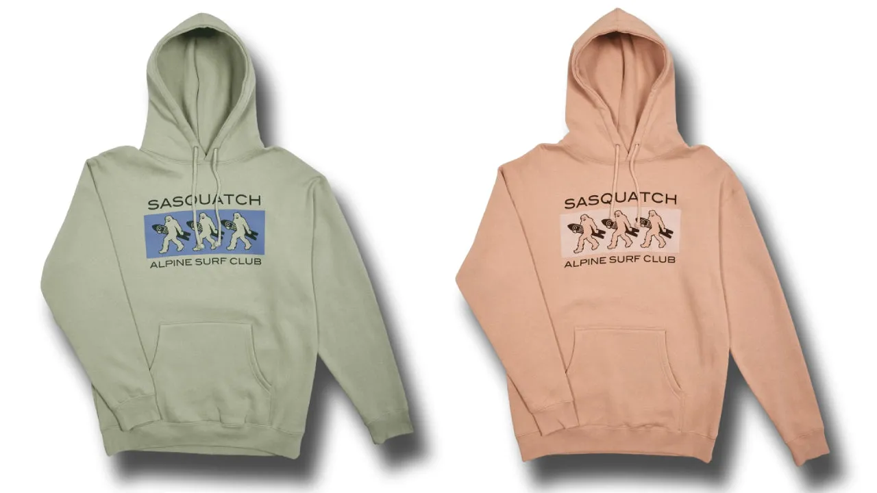 Sasquatch ASC Hoodie in Dusty Sage – Cozy and Stylish Medium Fit Hoodie for Everyday Comfort and Outdoor Adventures