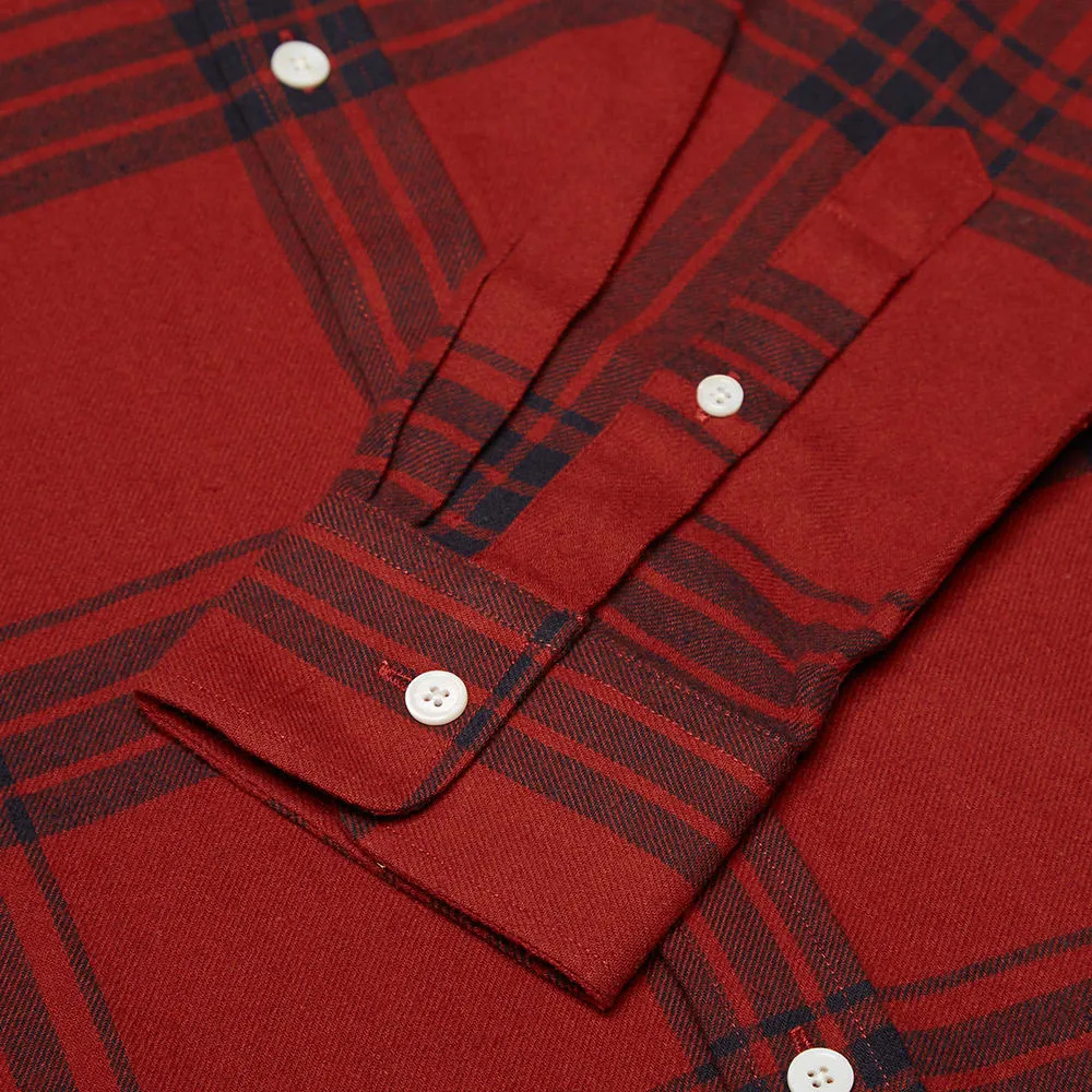 Saturdays Crosby Flannel ShirtOxblood