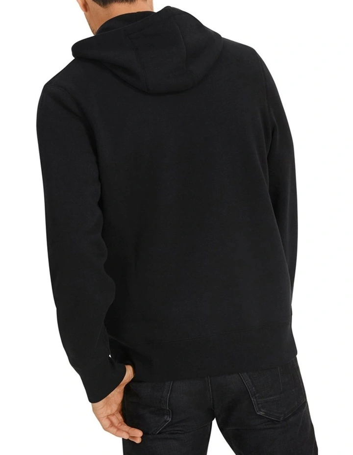 Script Hoodie in Black