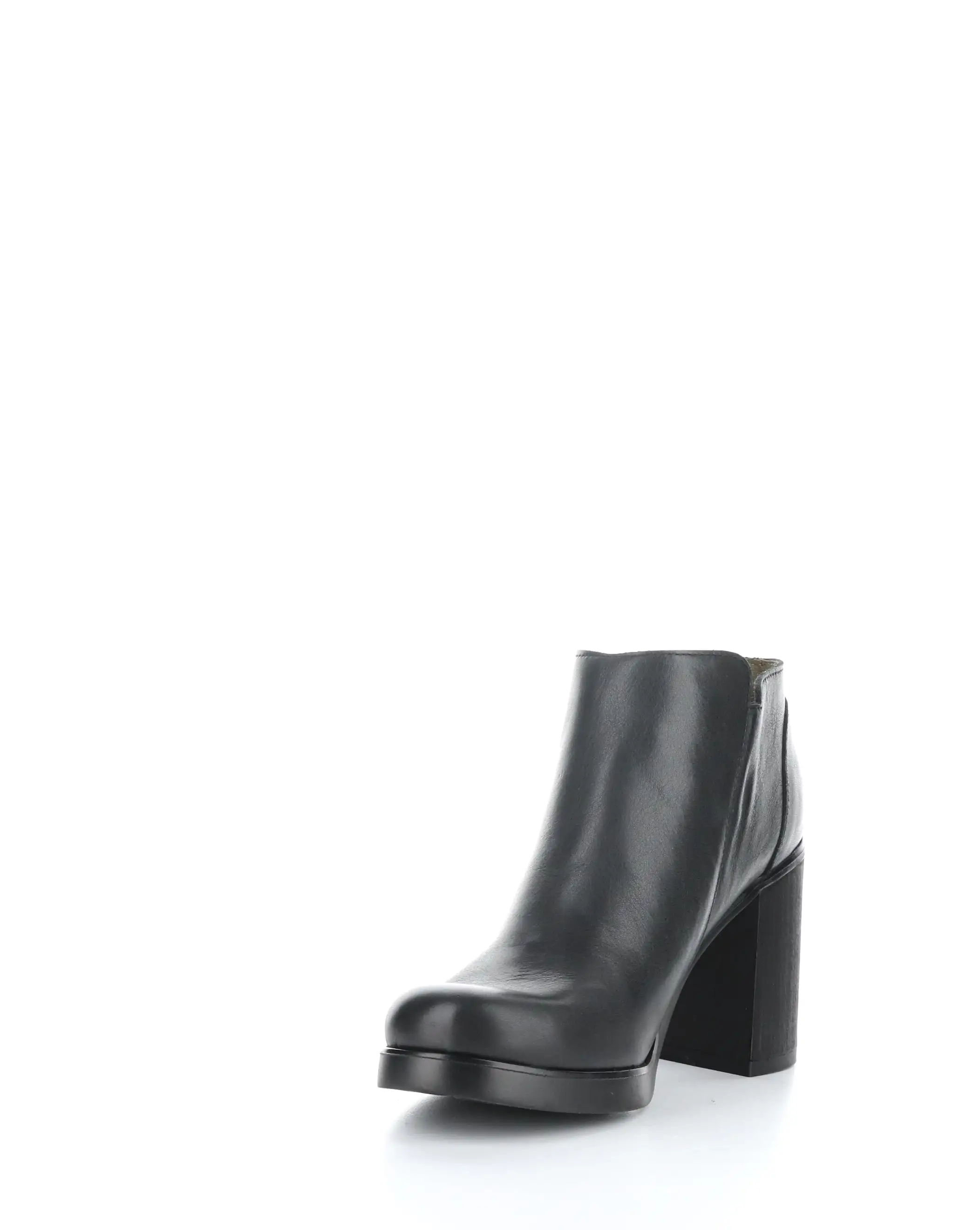 SHAR986FLY 000 BLACK Round Toe Boots