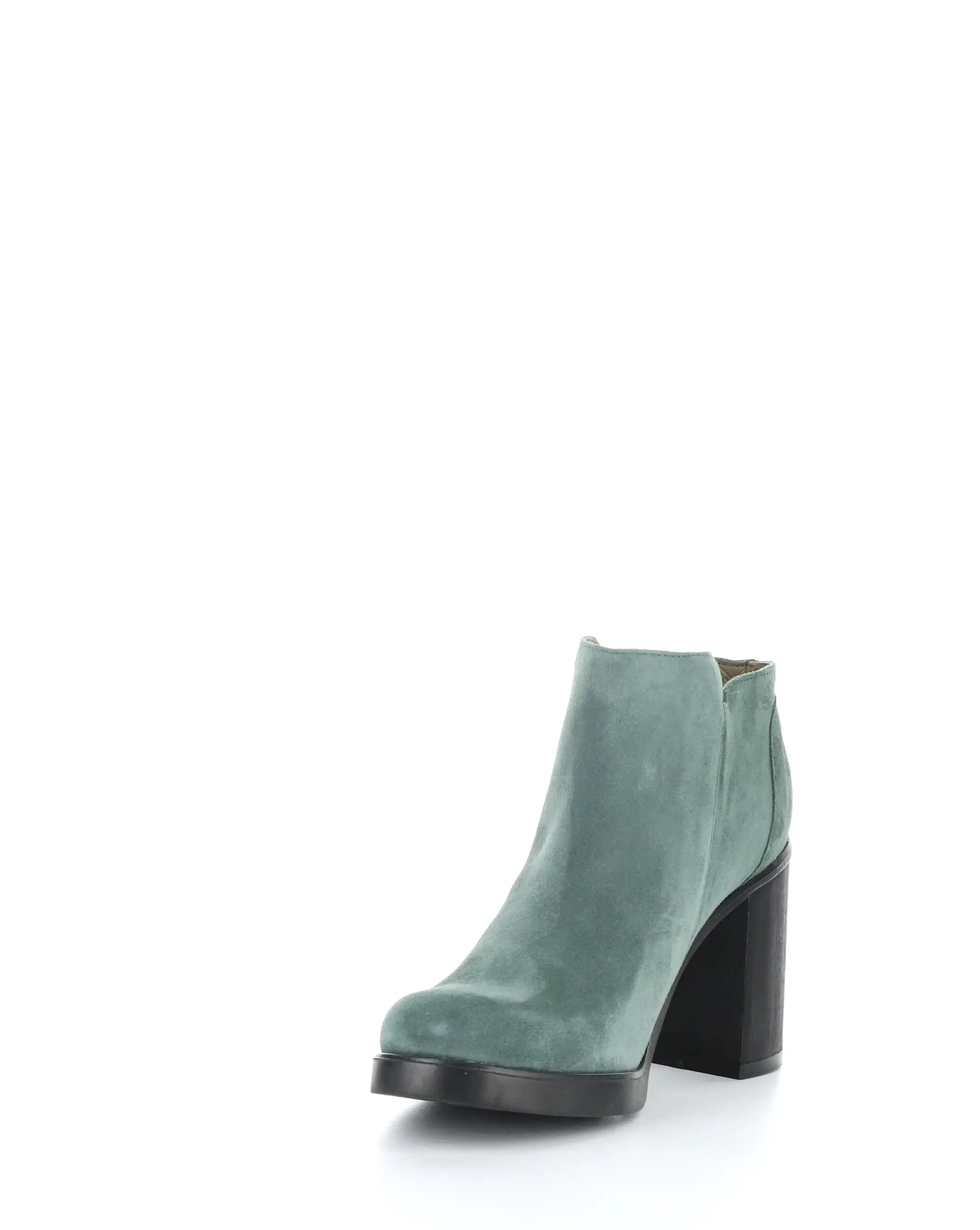 SHAR986FLY 002 GREEN Round Toe Boots