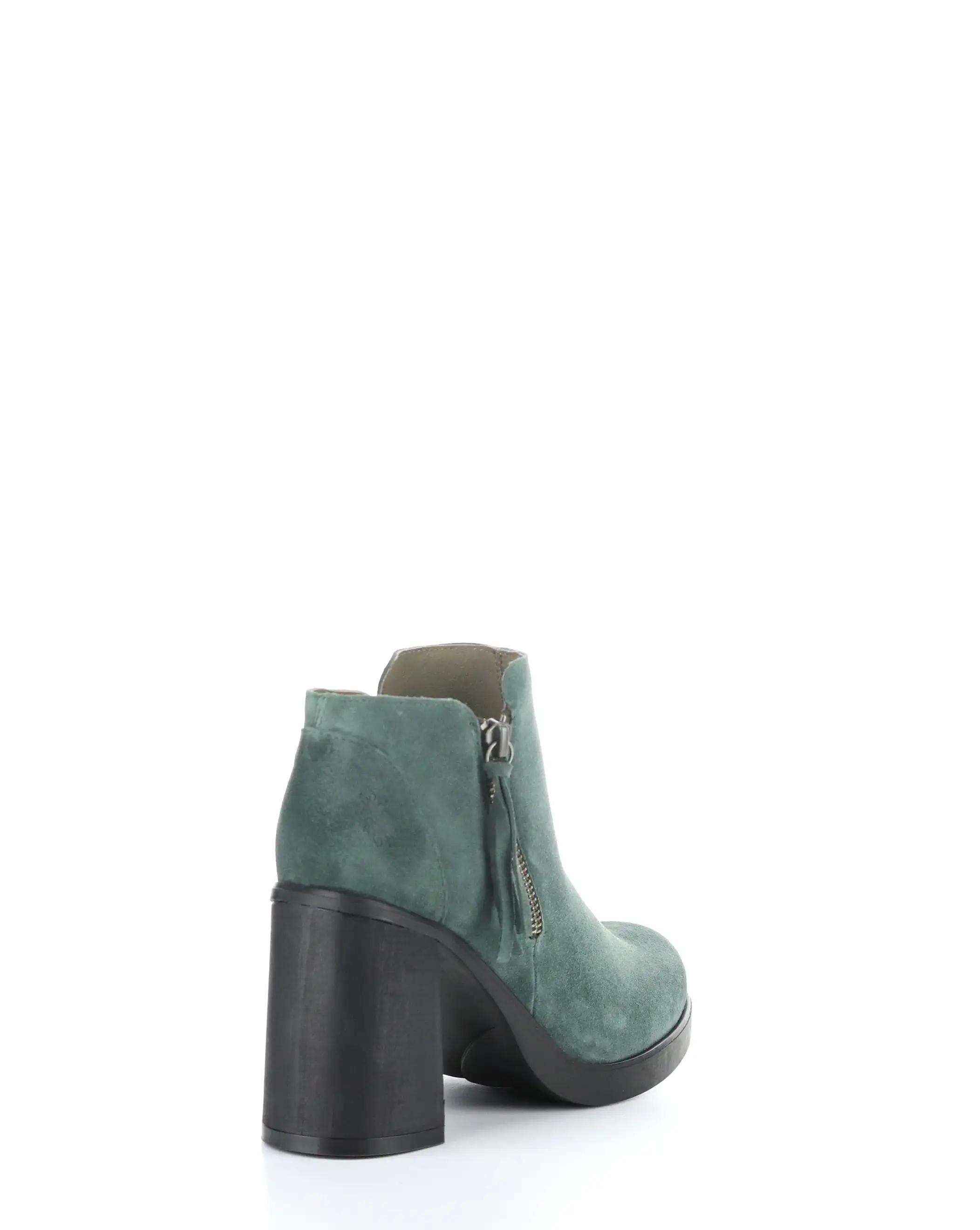 SHAR986FLY 002 GREEN Round Toe Boots