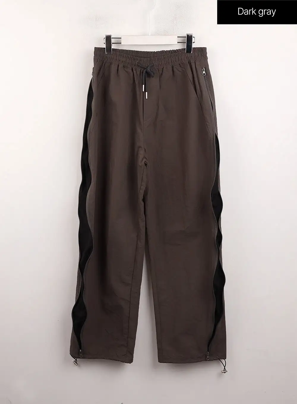 Side Zipper Detail Cargo Straight Leg Pants CJ412