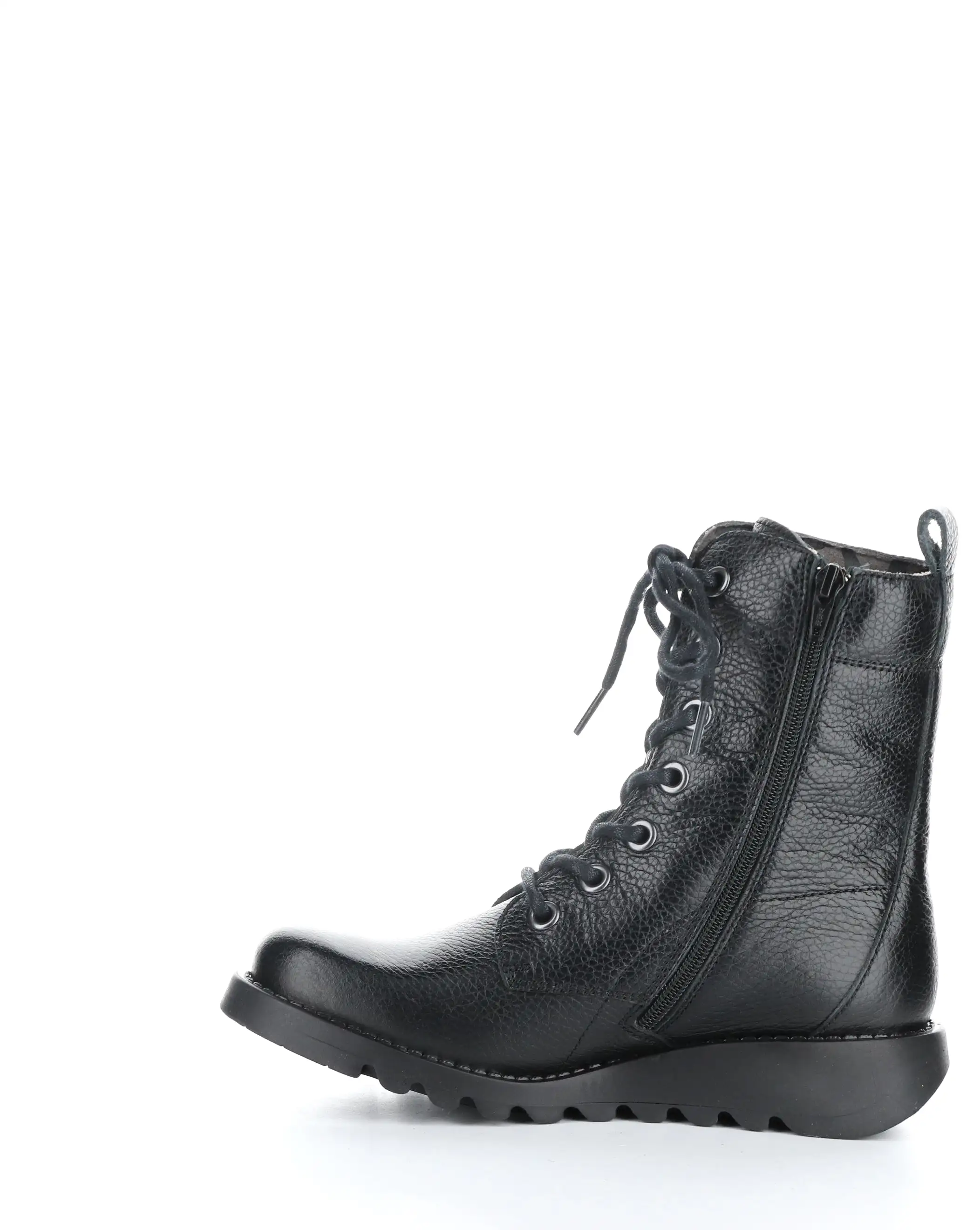 SILF015FLY 004 BLACK Round Toe Boots