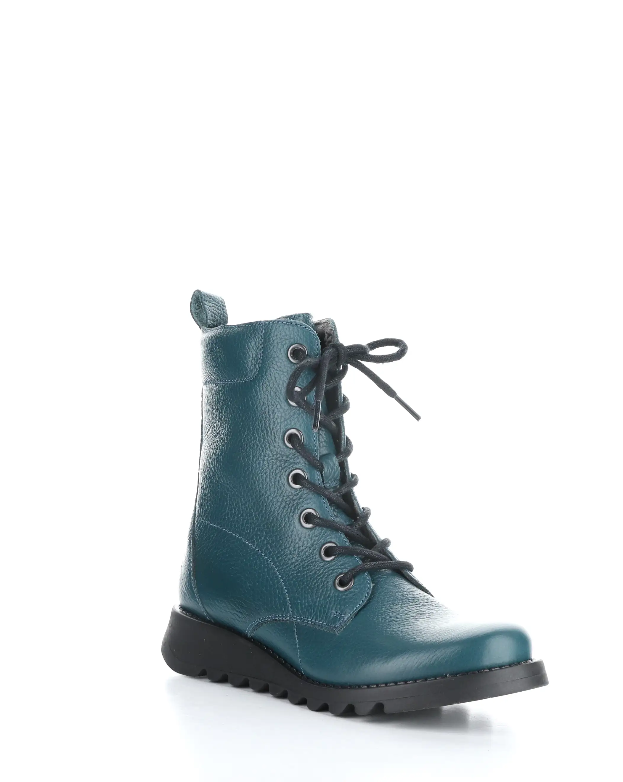 SILF015FLY 007 TEAL Round Toe Boots