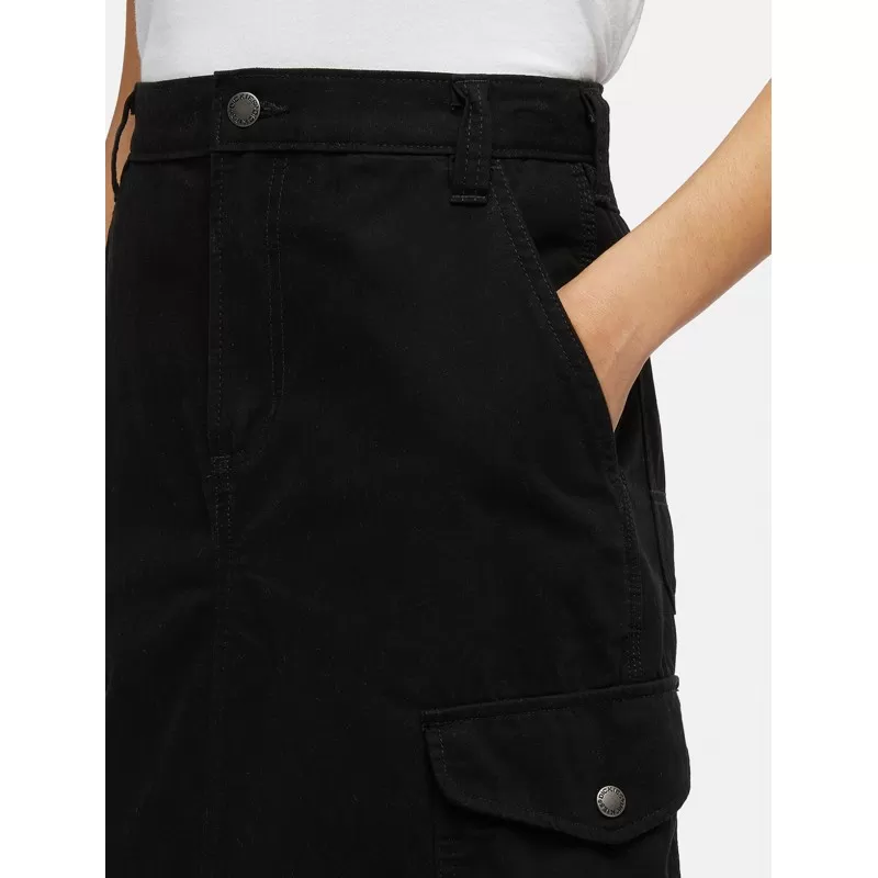 Skirt Dickies Duck Canvas Cargo W - Black