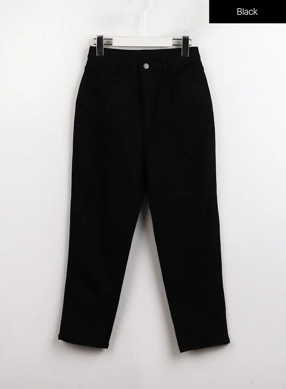 Solid Straight-Leg Pants OJ419