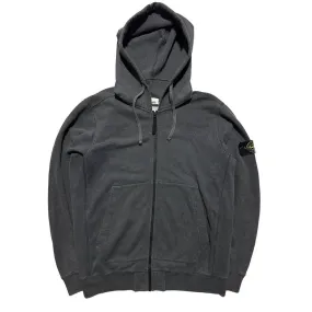 Stone Island Grey Full Zip Hoodie