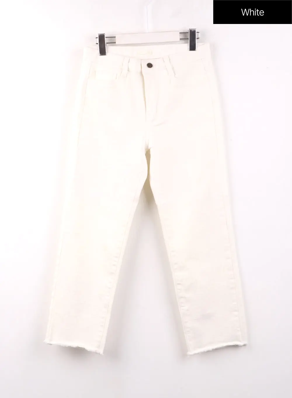 Straight Leg Cotton Pants OF405