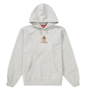 Supreme Angel Hooded Sweatshirt Heather Grey