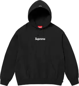 SUPREME BOX LOGO HOODED SWEATSHIRT (FW23) BLACK