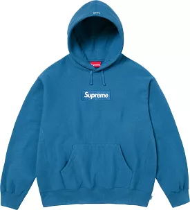 SUPREME BOX LOGO HOODED SWEATSHIRT (FW23) BLUE