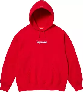 SUPREME BOX LOGO HOODED SWEATSHIRT (FW23) RED