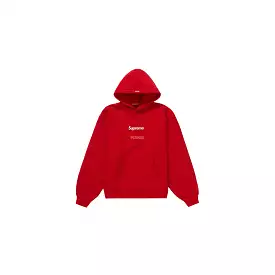 Supreme Box Logo Hooded Sweatshirt 'Red' (2023)