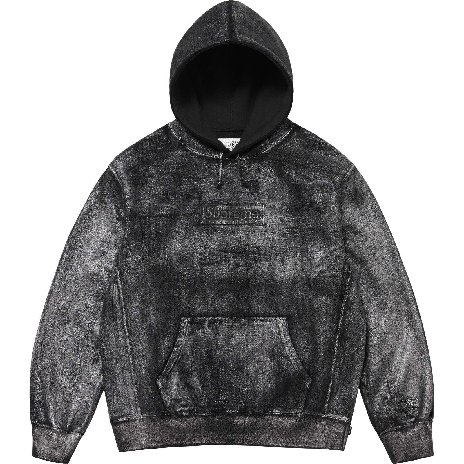 Supreme MM6 Maison Margiela Foil Box Logo Hooded Sweatshirt