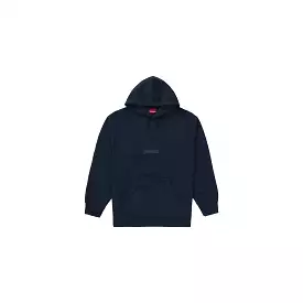 Supreme Rhinestone Script Hooded Sweatshirt 'Navy' (2019)