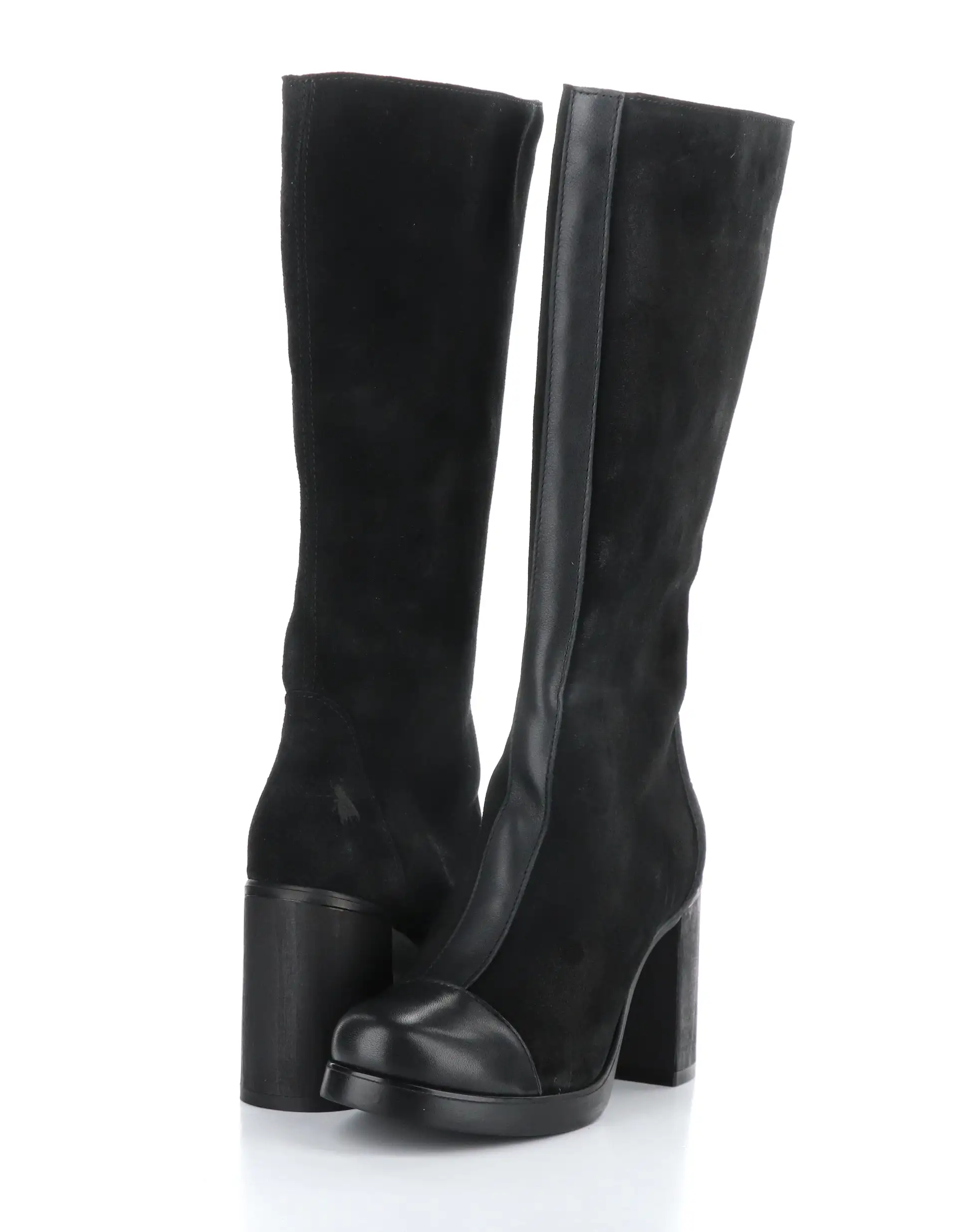 SUSI022FLY 000 BLACK Round Toe Boots