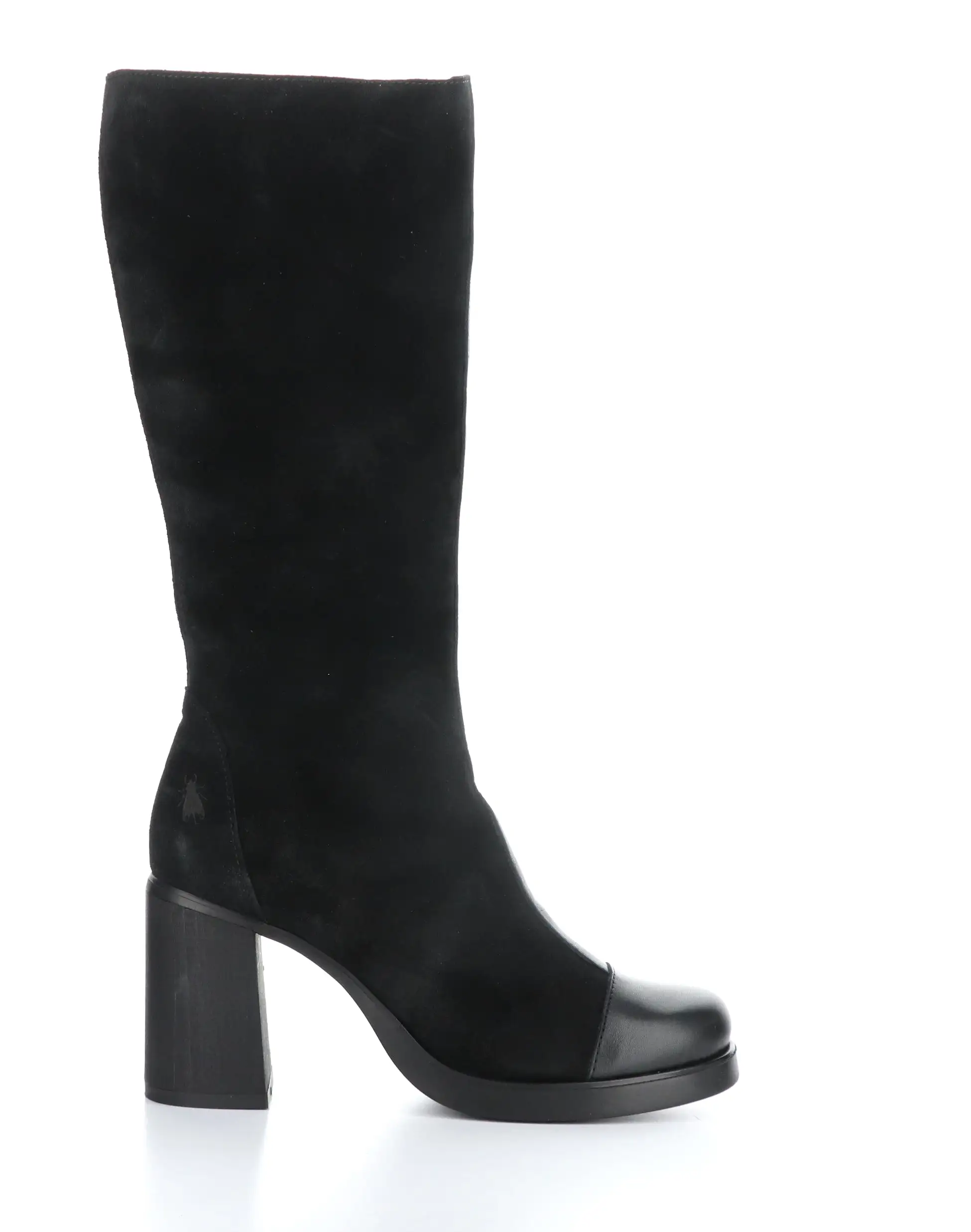 SUSI022FLY 000 BLACK Round Toe Boots