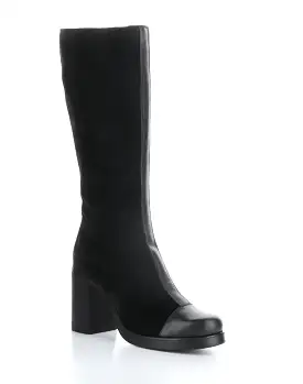 SUSI022FLY 000 BLACK Round Toe Boots