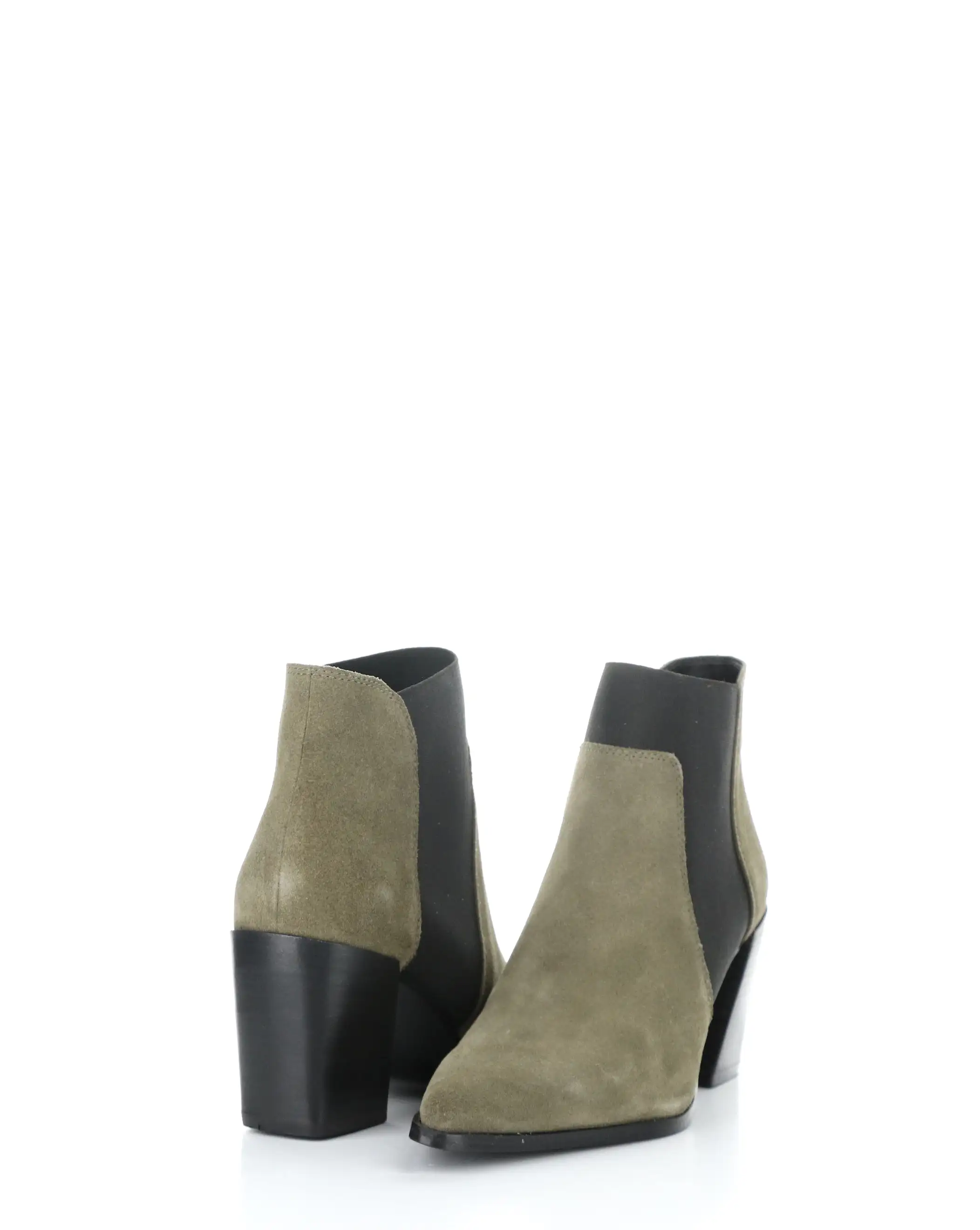 TALLIS OLIVE Pointed Toe Boots