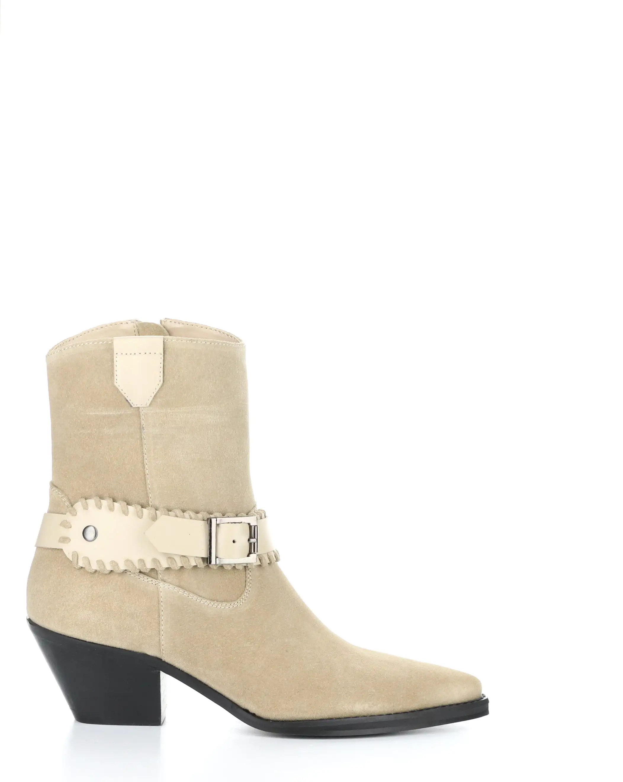 TARTAN BEIGE Pointed Toe Boots