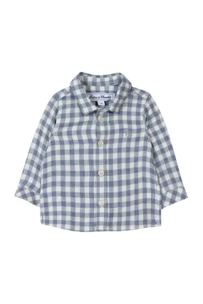 Tartine Boy's LS Flannel Small Check Button Up Shirt