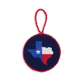 Texas Flag Map Ornament