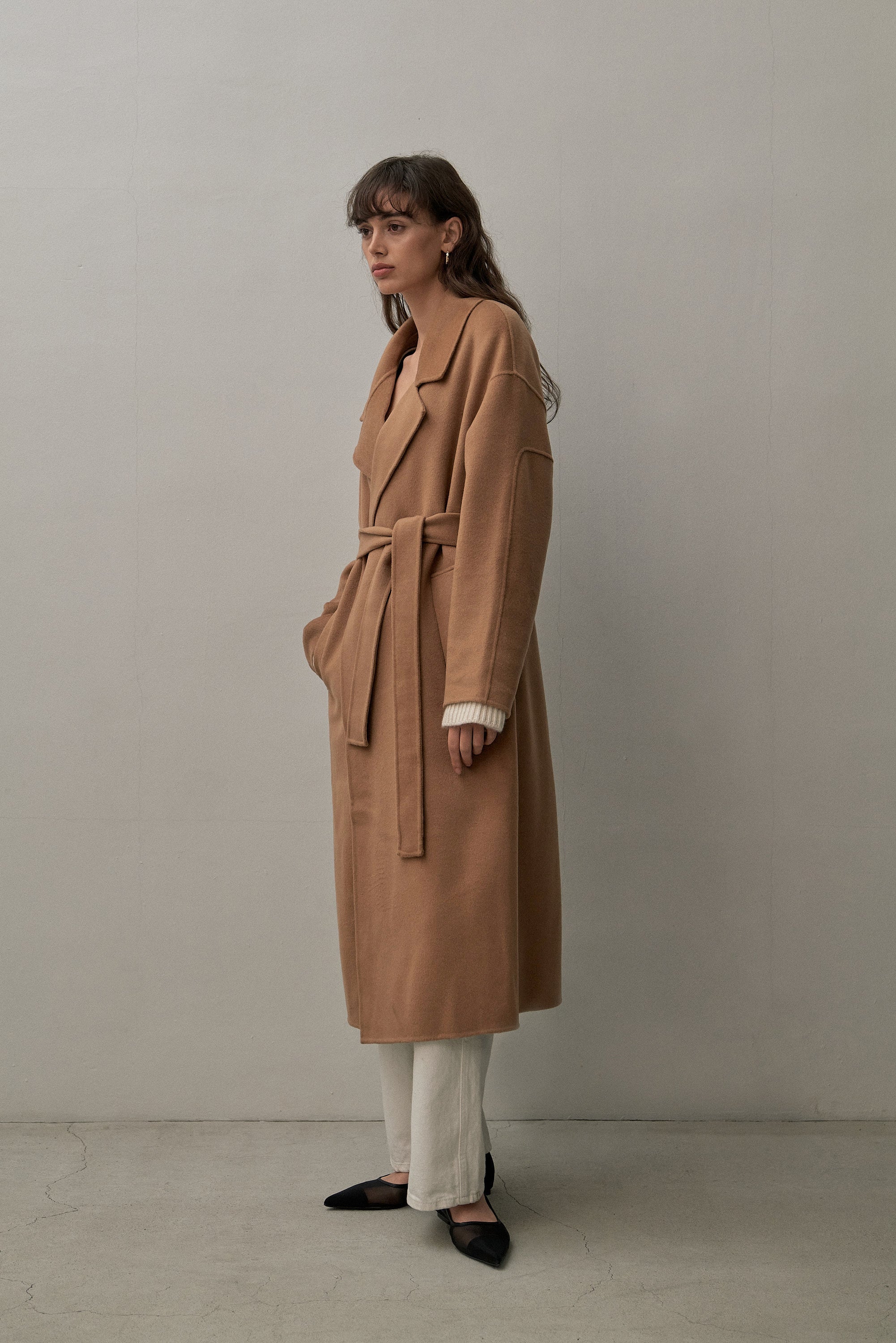 THE LONDON COAT - CAMEL 90/10