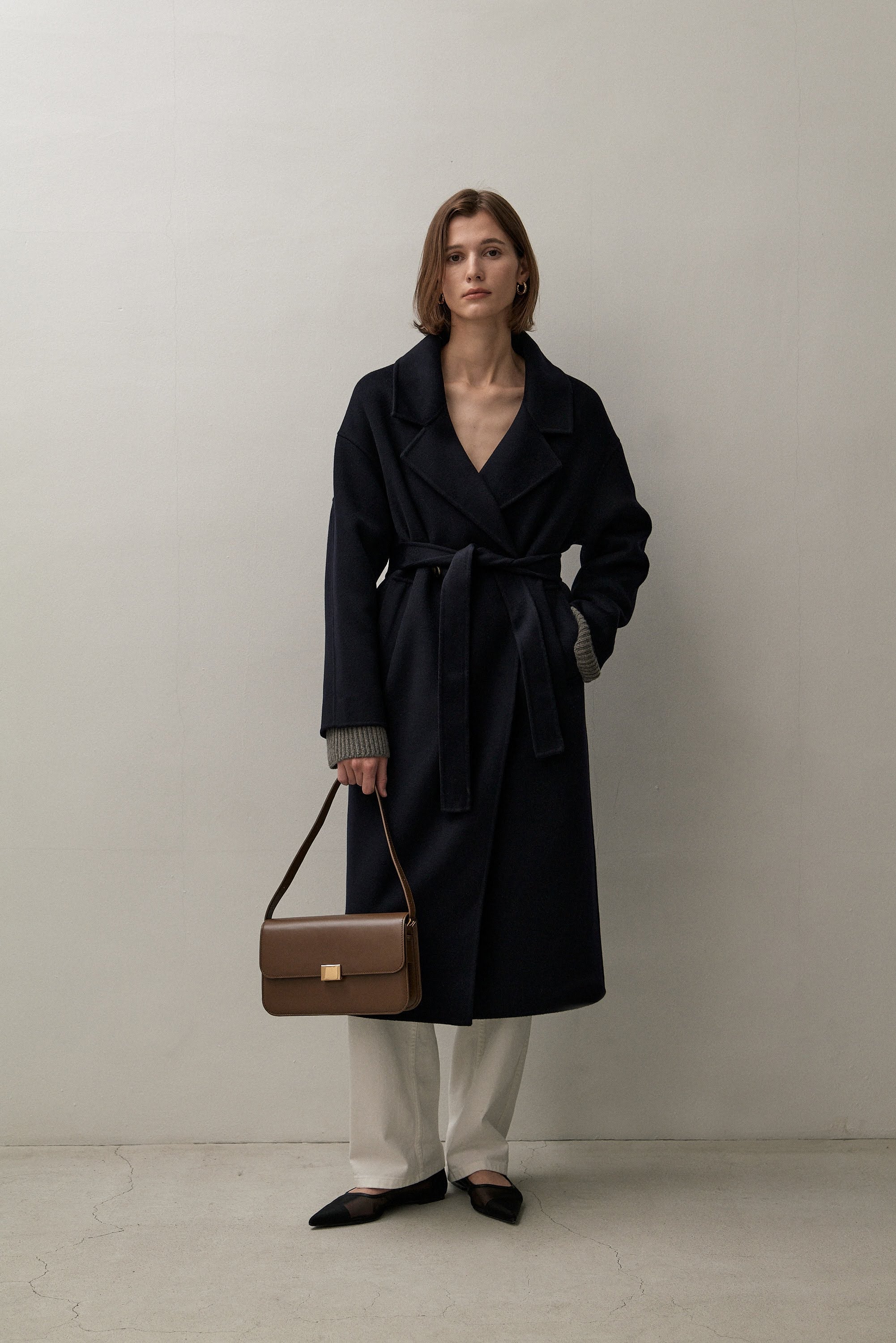 THE LONDON COAT - NAVY