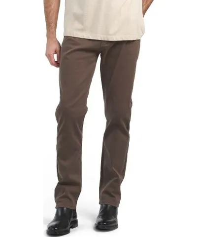 Tj Maxx Peached Twill Five Pocket Pants For Men