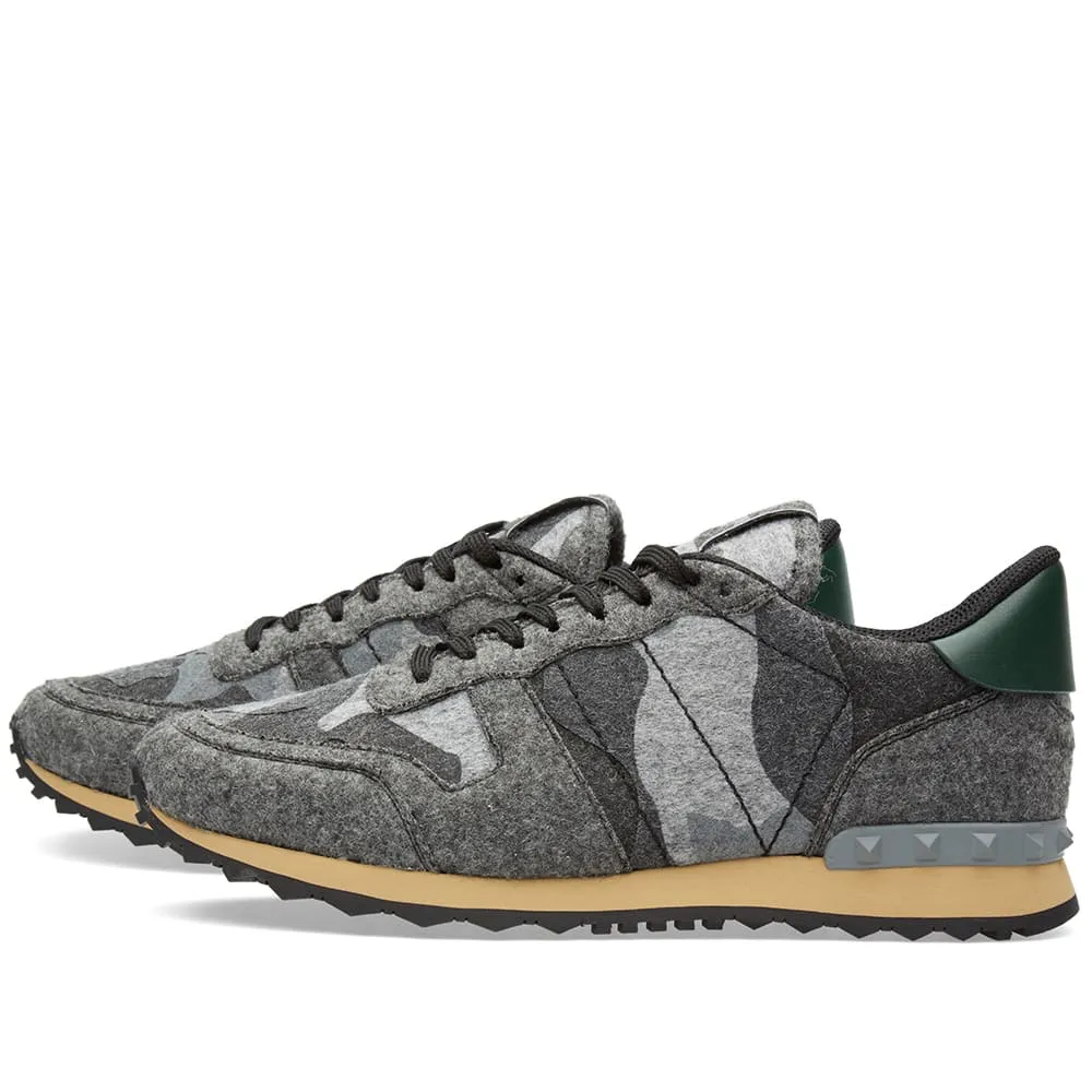 Valentino Rockrunner SneakerGrey Flannel