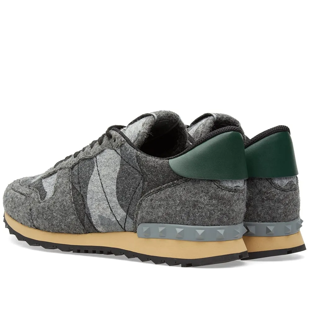 Valentino Rockrunner SneakerGrey Flannel