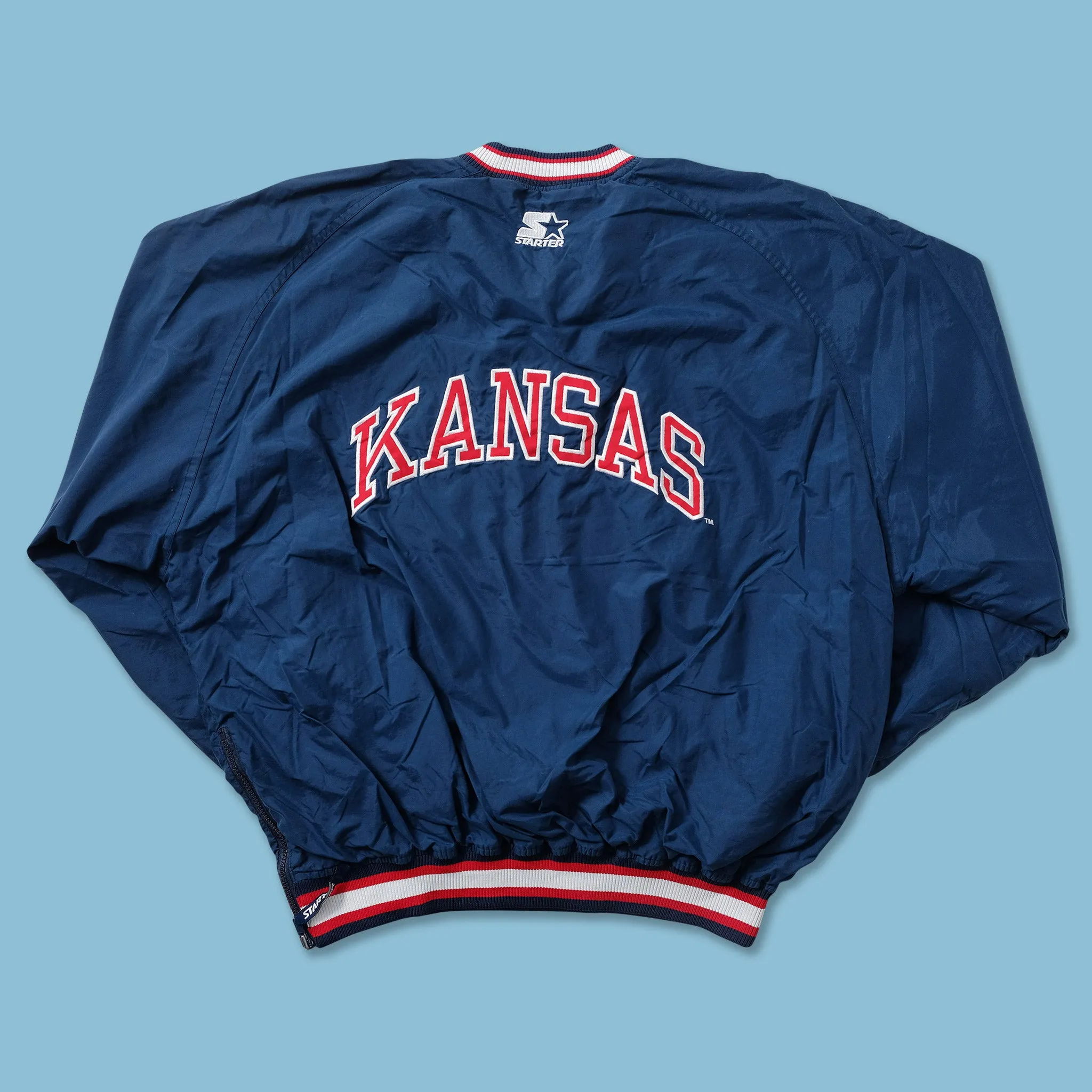 Vintage Starter Kansas Jayhawks Windbreaker XLarge