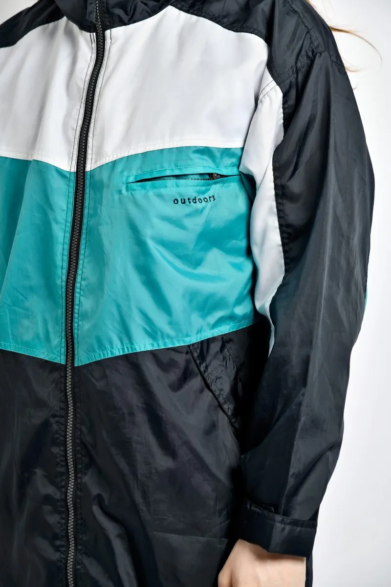 Vintage windbreaker jacket men