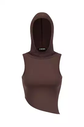 Xenon Hooded Top - Brown