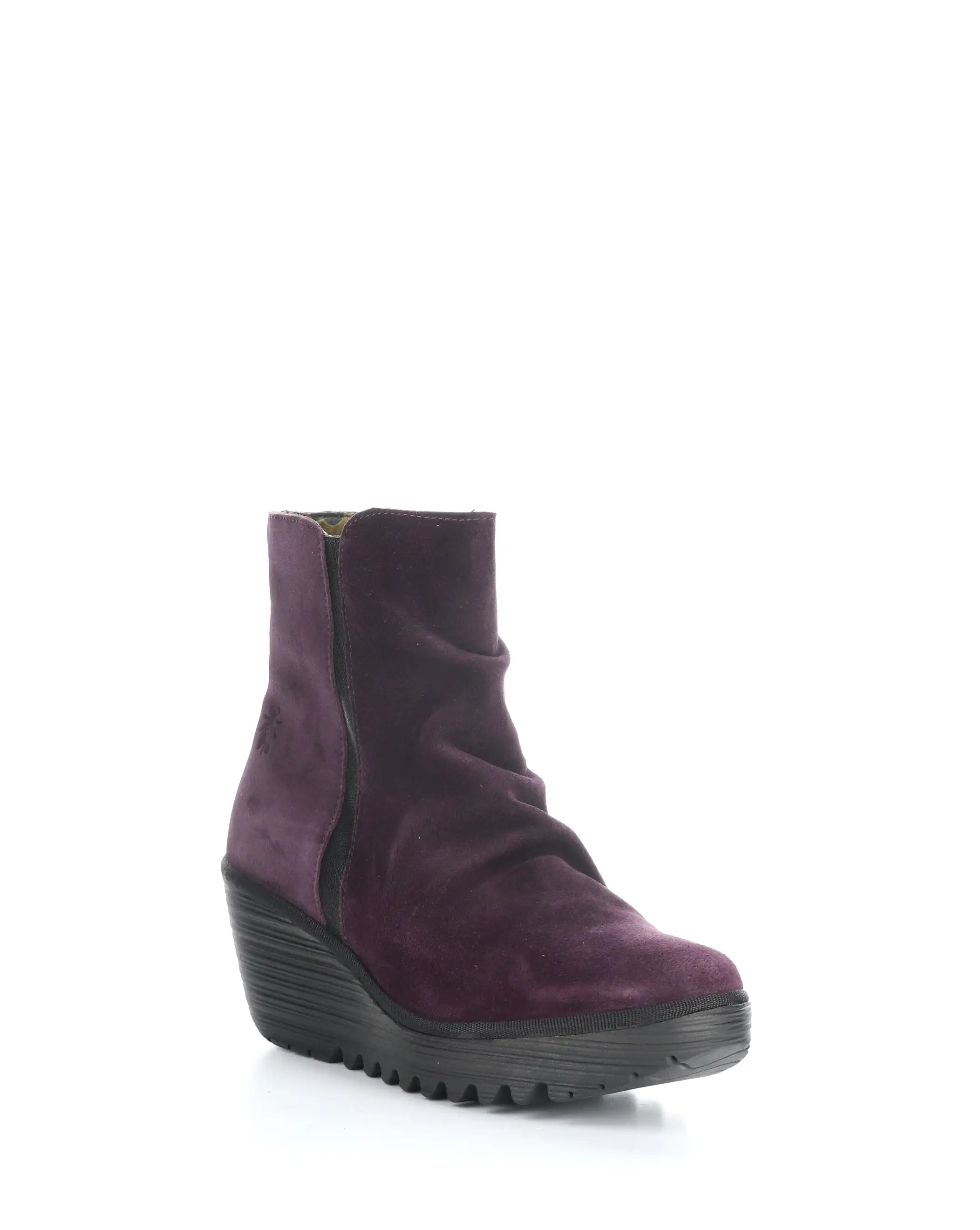 YOPA461FLY 002 PURPLE/BLACK Round Toe Boots